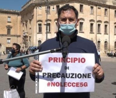 Elettrosmog: Vincitorio (Stop5G) guida la protesta pugliese a Roma